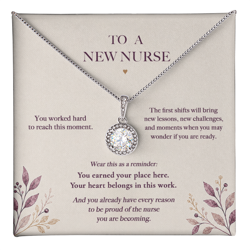 For the Nurse You Are Becoming — New Nurse Necklace
