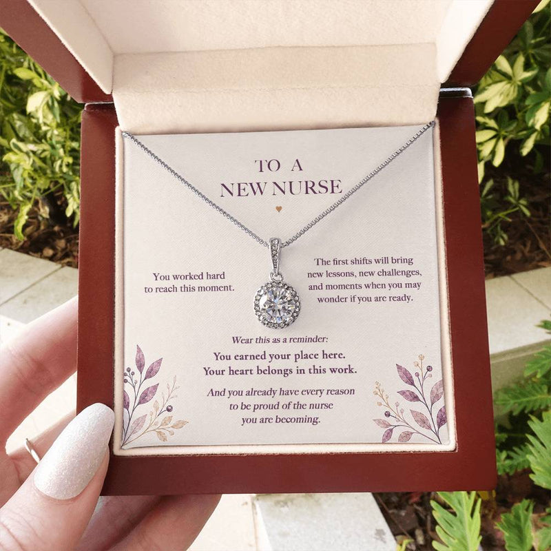For the Nurse You Are Becoming — New Nurse Necklace