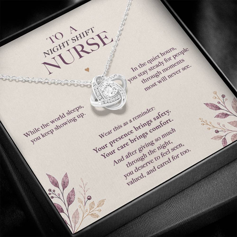 My Wonder Nurse message-card necklace gift