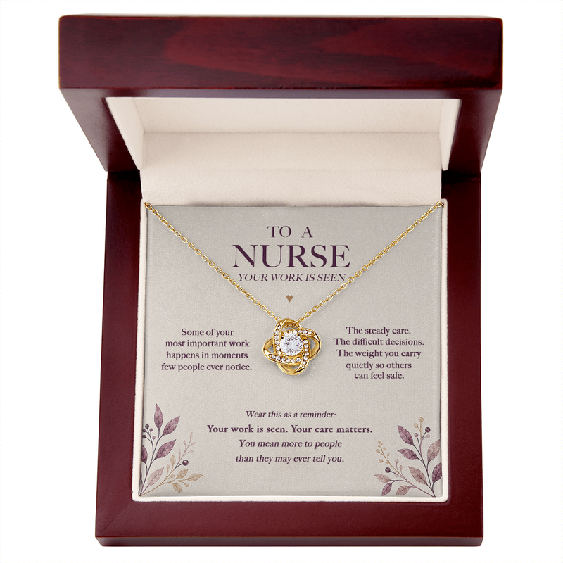 Words to Come Back To — Nurse Necklace