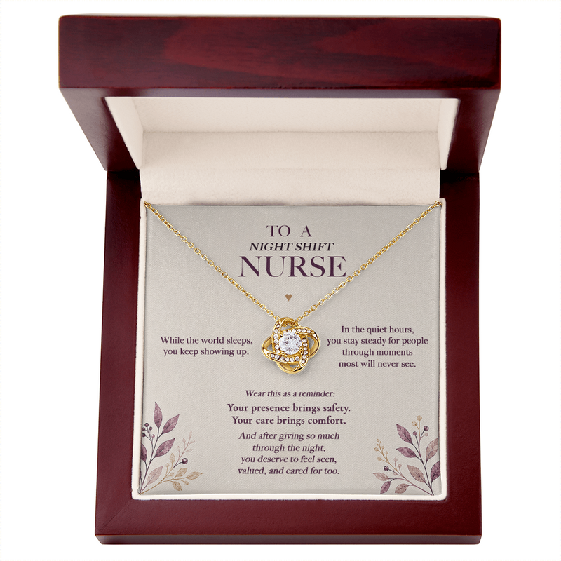 While the World Sleeps — Night Shift Nurse Necklace