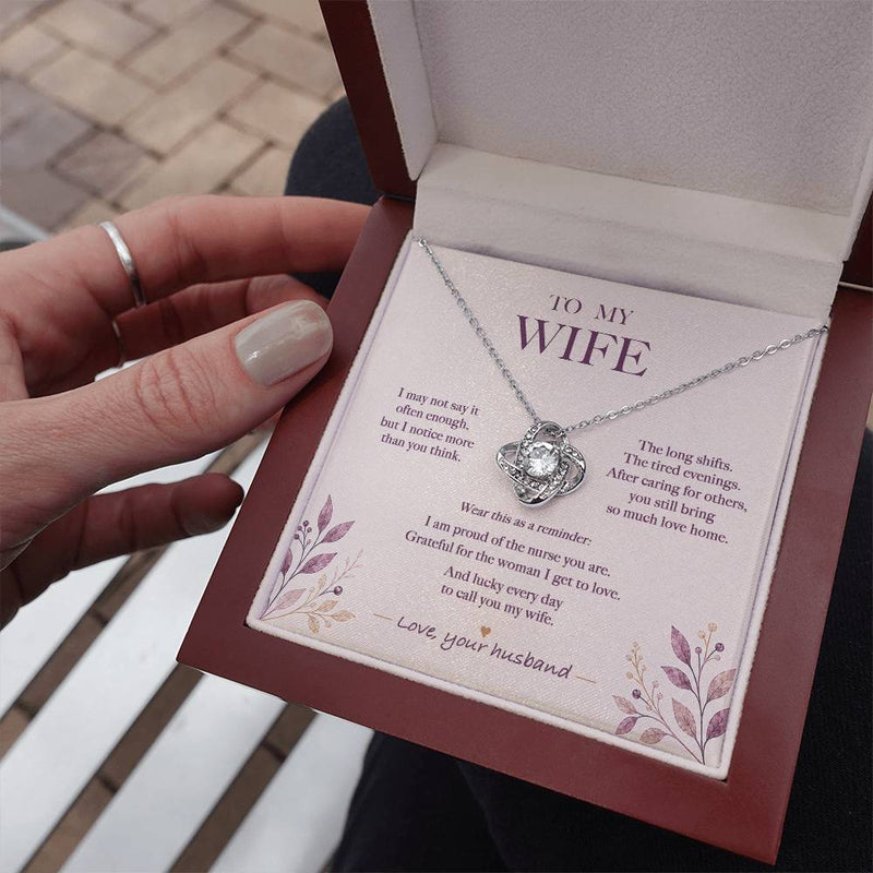 I Don’t Say It Enough — Nurse Wife Necklace